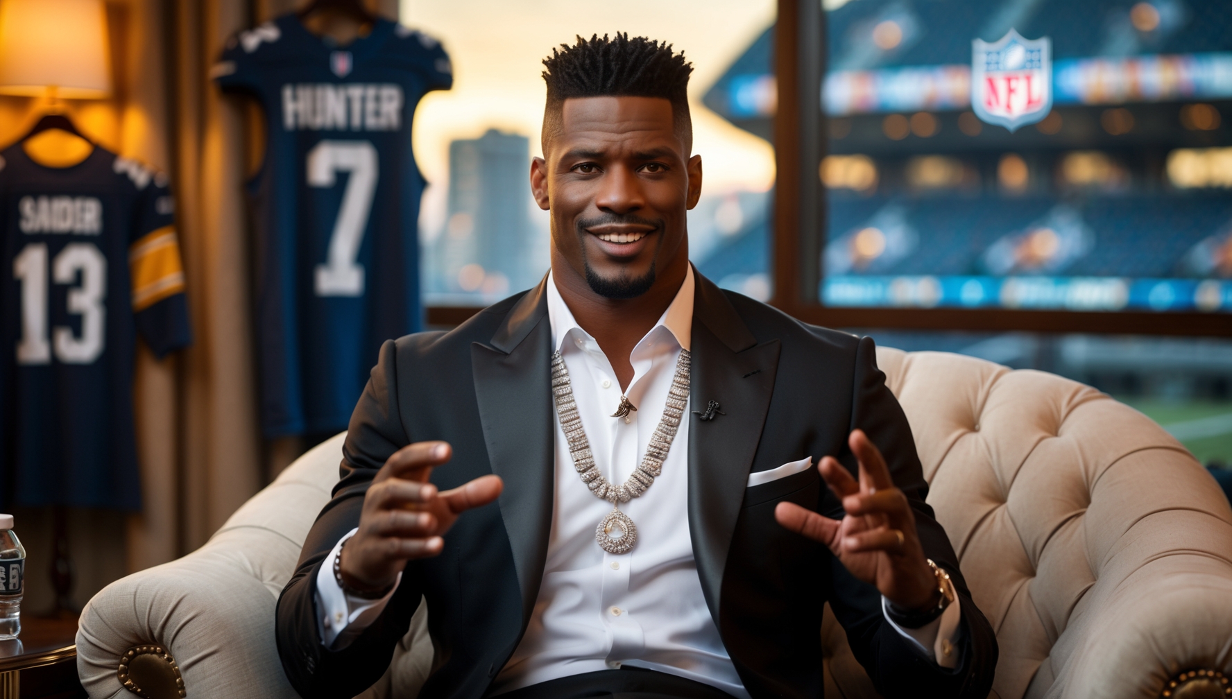 Deion Sanders believes Shedeuer and Travis Hunter should be the first two players drafted